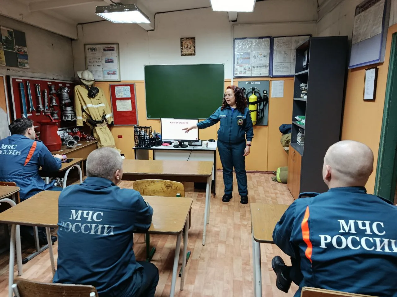 Психологи Сибирского филиала провели занятия по психологической подготовке для пожарных г. Игарка в Красноярском крае