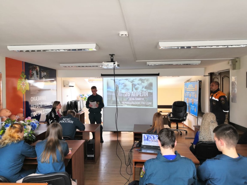 Специалисты Северо-Кавказского филиала провели  занятие, приуроченное к 35-ой годовщине аварии на Чернобыльской АЭС