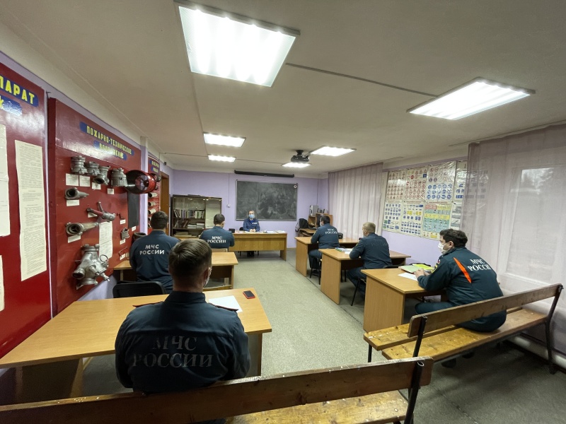 Психопрофилактические и коррекционные мероприятия для личного состава пожарной части поселка Туруханск