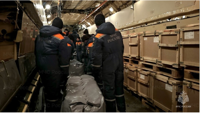 Спецборт МЧС России доставит гуманитарную помощь населению Турции