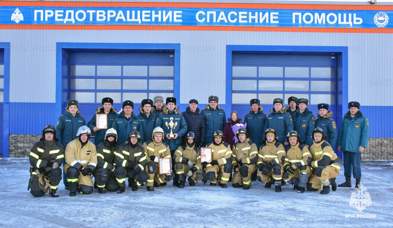 В Мордовии завершились соревнования по пожарному развертыванию в условиях глубокого снега