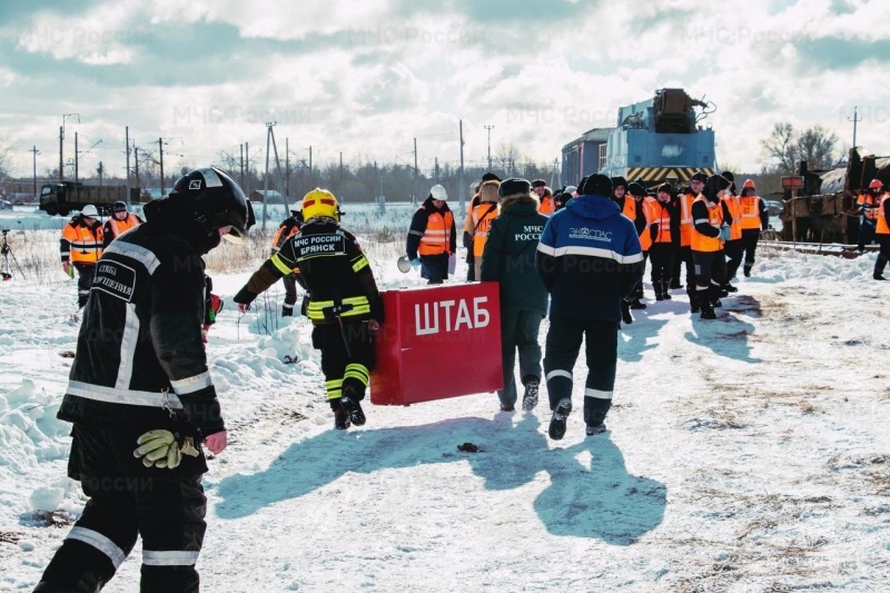 В Брянской области прошли крупные межведомственные учения по ликвидации ЧС
