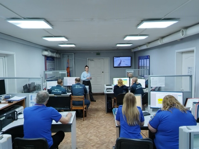Занятия по психологическому сопровождению аварийно-спасательных работ прошли для АРМ ЦУКС Вологодской области