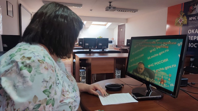 Специалисты Северо-Кавказского филиала провели занятие со специалистами АРМ ЦУКС по Чеченской Республике