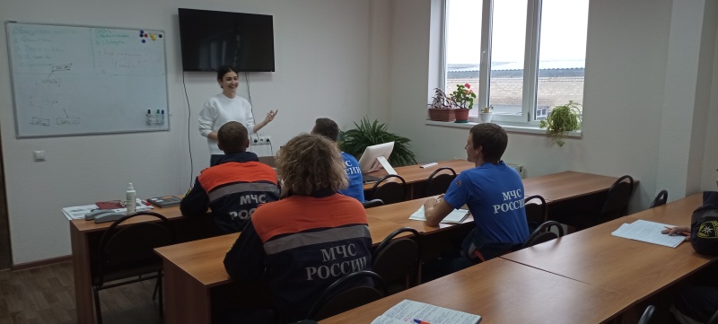 Специалисты Северо-Кавказского филиала провели цикл занятий по психологической подготовке для спасателей Ставропольского поисково-спасательного отряда
