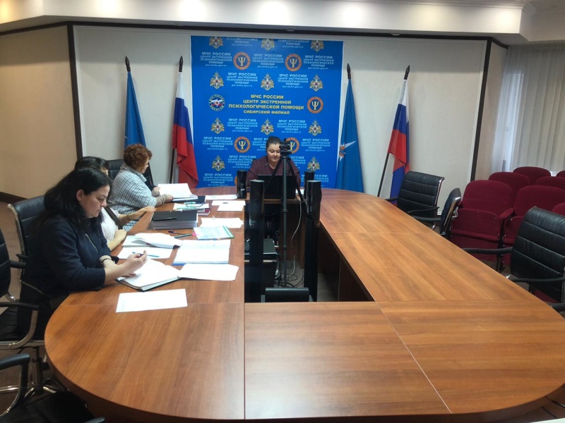 Сибирский филиал провел занятие со специалистами территориальных подразделений и учреждений МЧС России на тему «Организационные вопросы реализации мероприятий по психологической профилактике и коррекции»