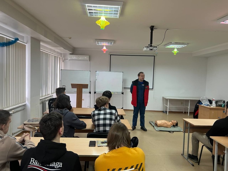 Специалисты Северо-Кавказского филиала провели занятия по первой помощи студентам г. Пятигорска