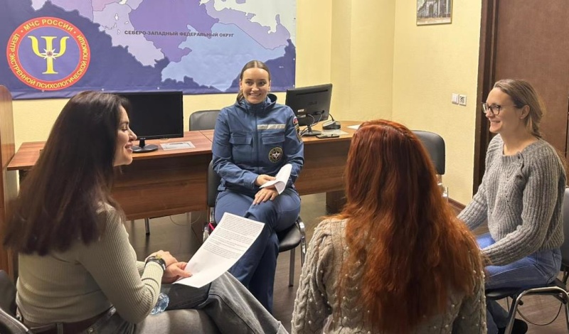 Студенты прошли практику на базе Северо-Западного филиала ЦЭПП МЧС России