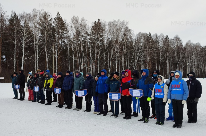 Психологи ГУ МЧС России по Оренбургской области приняли участие в соревнованиях по лыжным гонкам