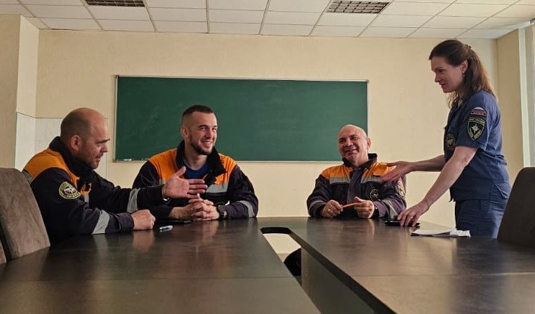 Психолог Северо-Западного филиала провел занятия для спасателей подразделения по проведению подводных работ специального назначения