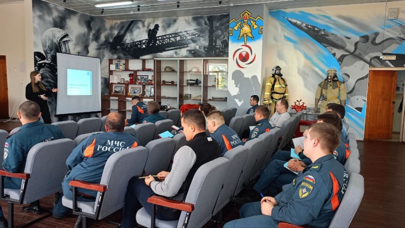 Уфимские пожарные завершили цикл занятий по психологической подготовке