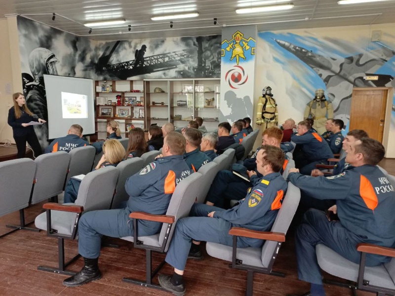 Уфимские пожарные завершили цикл занятий по психологической подготовке