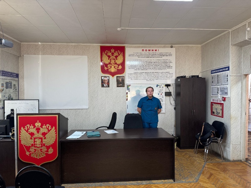 Специалисты Северо-Кавказского филиала провели занятие по первой помощи в Госавтоинспекции Пятигорска