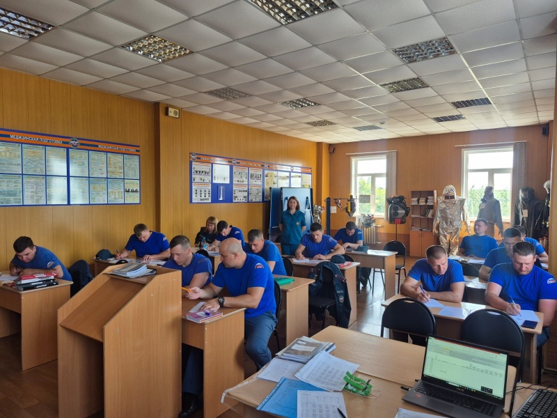 Началось плановое мониторинговое психодиагностическое обследование личного состава в СПСЧ ФПС ГПС ГУ МЧС России по Красноярскому краю