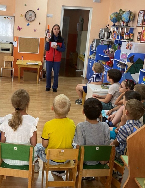 Психологи Сибирского филиала провели занятия по культуре безопасного поведения для воспитанников детских садов в Красноярске