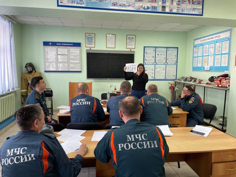 В Республике Башкортостан личный состав 35 пожарно-спасательной части принял участие в психодиагностическом обследовании