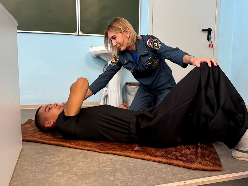 Практические навыки по спасению жизни отработали школьники  села Кумак