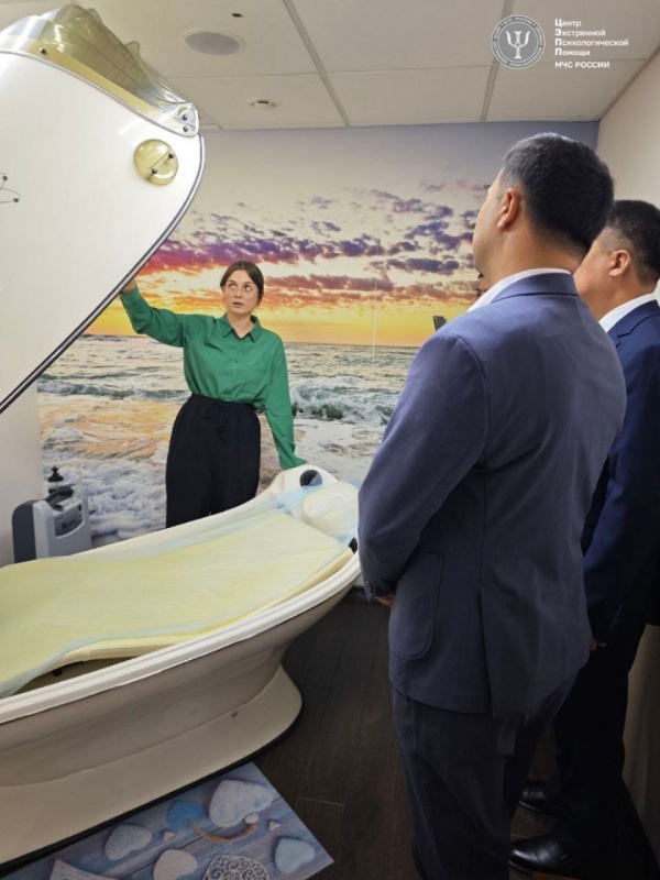 Центр экстренной психологической помощи МЧС России посетила делегация экспертов МЧС Республики Узбекистан