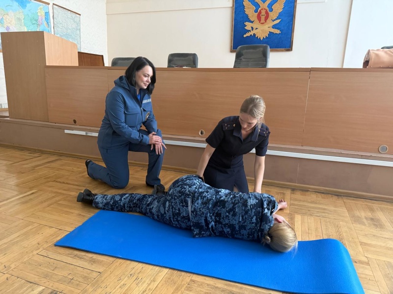 Специалисты Южного филиала провели занятия для сотрудников УИС, направленные на обучение навыкам оказания первой помощи