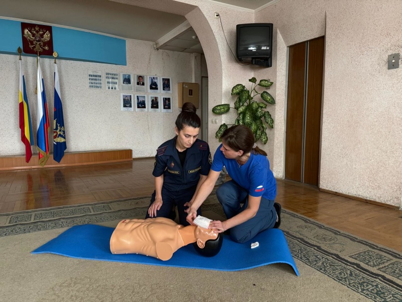 Специалисты Южного филиала провели занятия для сотрудников УИС, направленные на обучение навыкам оказания первой помощи