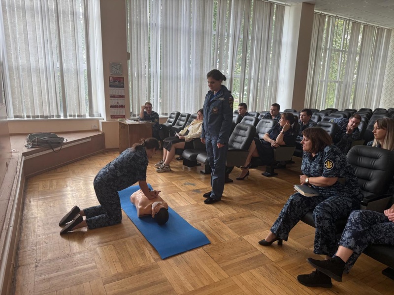 Специалисты Южного филиала провели занятия для сотрудников УИС, направленные на обучение навыкам оказания первой помощи
