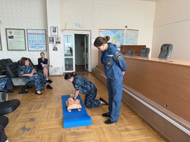 Специалисты Южного филиала провели занятия для сотрудников УИС, направленные на обучение навыкам оказания первой помощи