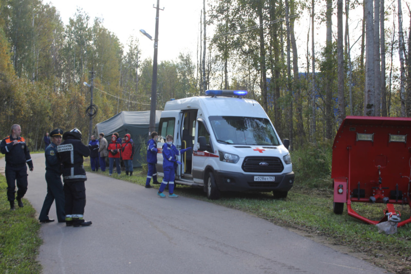 Психологи Северо-Западного филиала приняли участие в показных пожарно-тактических учениях