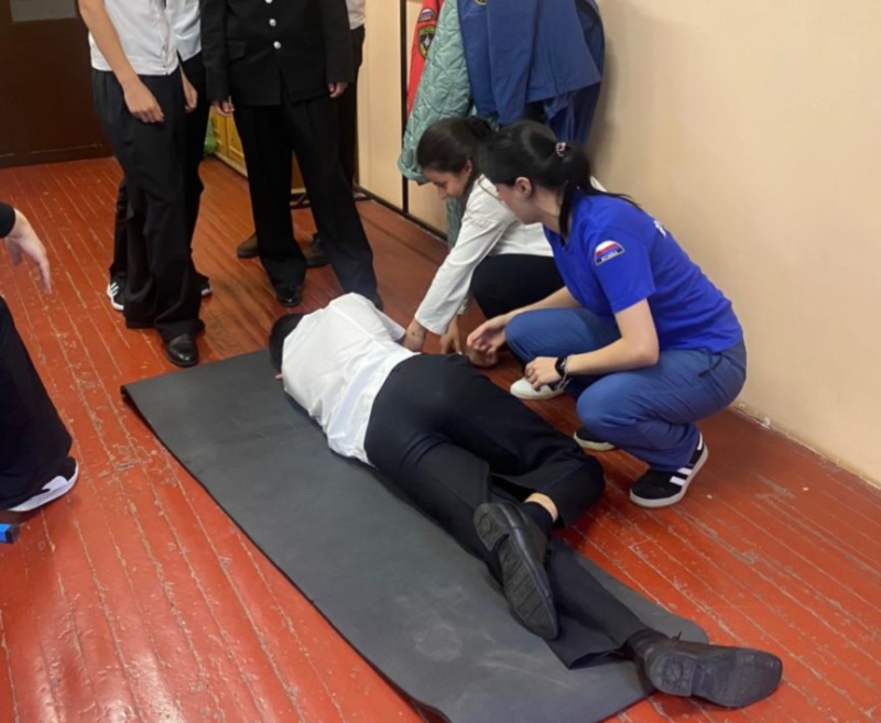 Психологами Северо-Кавказского филиала были завершены Единые уроки оказания первой помощи в учебных заведениях Кавказских Минеральных Вод