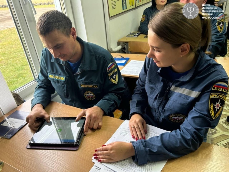 Психологи Главного управления МЧС России по Омской области провели плановые мониторинговые психодиагностические обследования