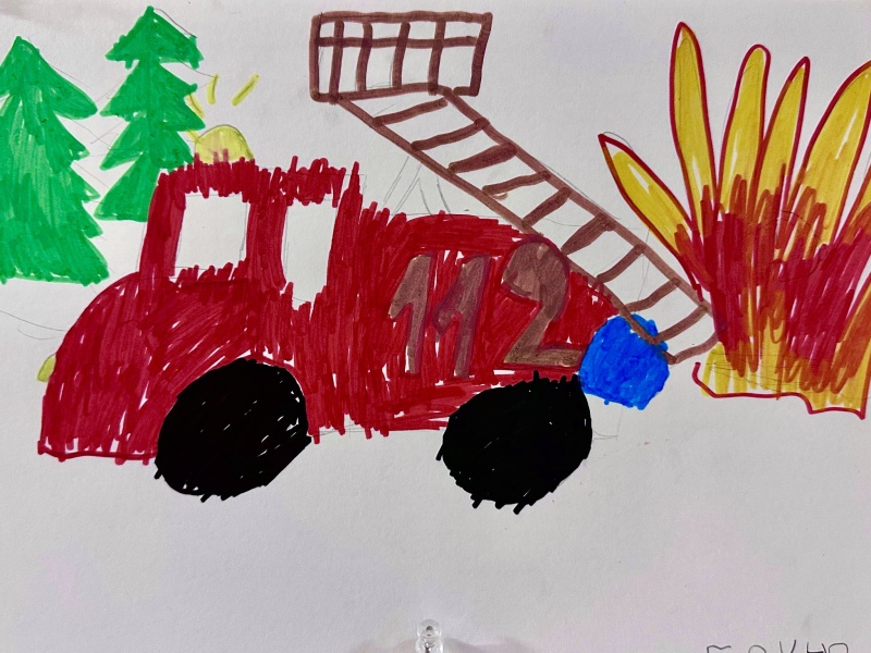 В Северо-Западном филиале ЦЭПП МЧС России организована тематическая выставка рисунков детей к 35-летию создания МЧС России