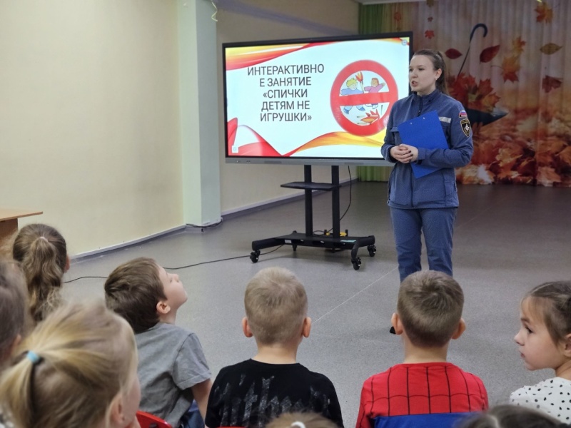В детских садах Урала ребята узнали больше о правилах пожарной безопасности