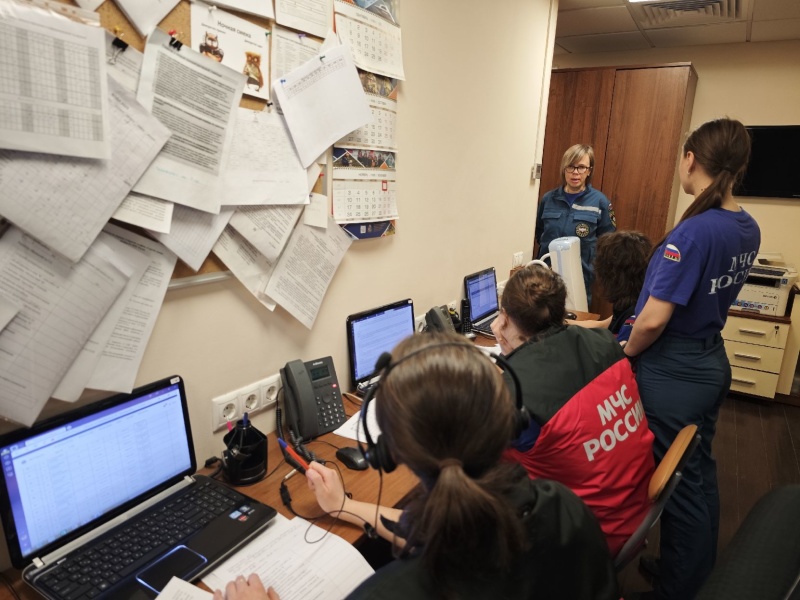 В Центре экстренной психологической помощи МЧС России состоялась Всероссийская тренировка по экстренному реагированию