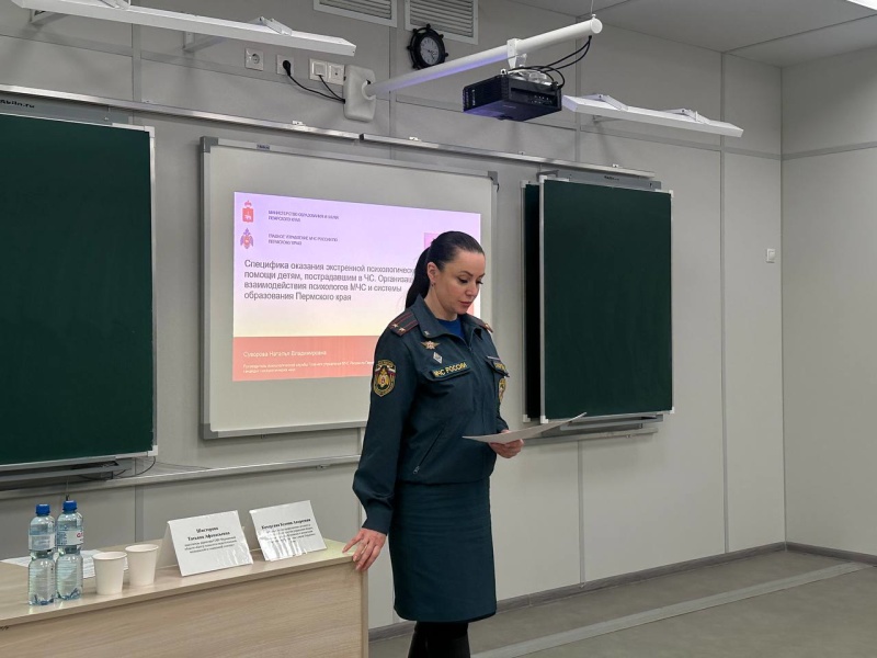 Психолог МЧС — на всероссийском образовательном семинаре