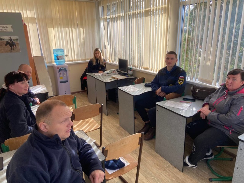 Психологи Крымского филиала проводят плановые мероприятия по работе с личным составом