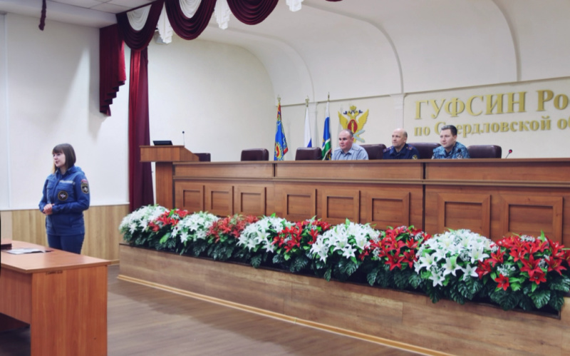 Психологи Уральского филиала ЦЭПП МЧС России провели занятие для коллег из ГУ ФСИН России по Свердловской области