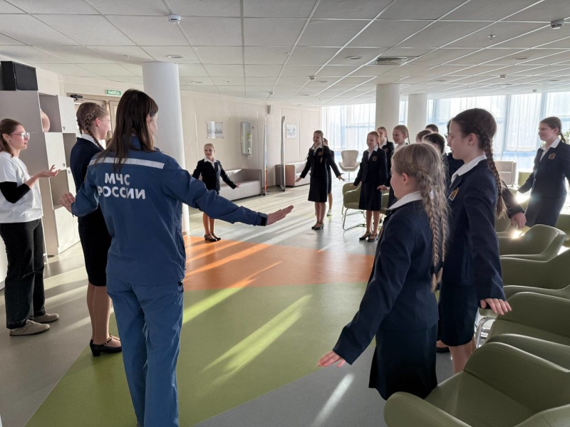 Специалист Северо-Западного филиала провел занятие по формированию культуры безопасного поведения