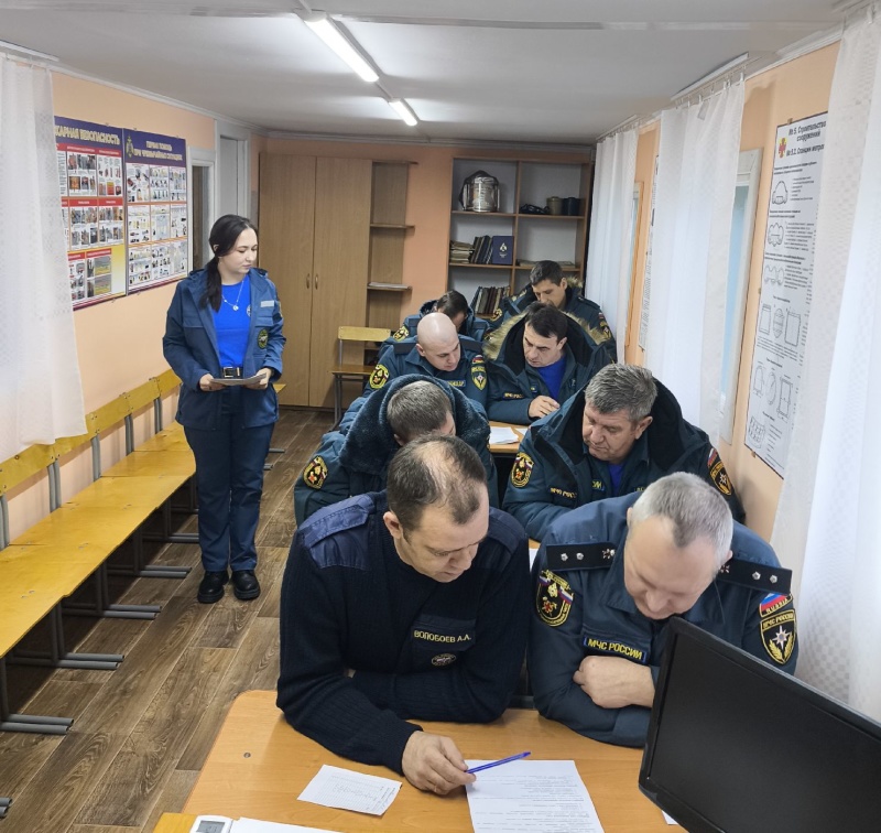 Специалист Крымского филиала провела мероприятия по психологической подготовке с личным составом