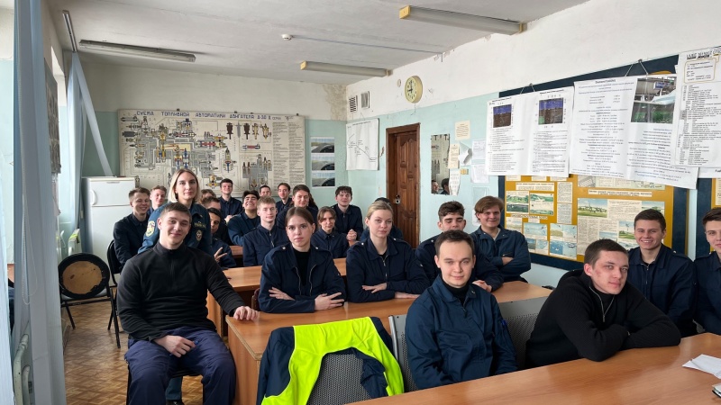 Психолог МЧС провела занятие с курсантами Санкт-Петербургского государственного университета гражданской авиации