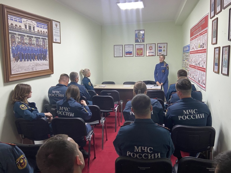 Психологи Крымского филиала провели психологическую подготовку личного состава