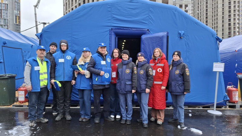 Московские психологи отработали экстренную помощь на тактических учениях