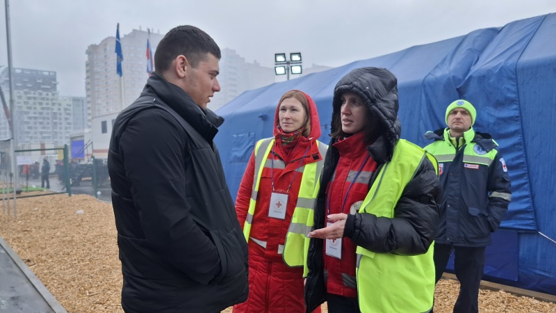 Московские психологи отработали экстренную помощь на тактических учениях
