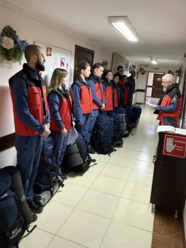 В тренировке принял участие весь личный состав Северо-Кавказского филиала ЦЭПП МЧС России