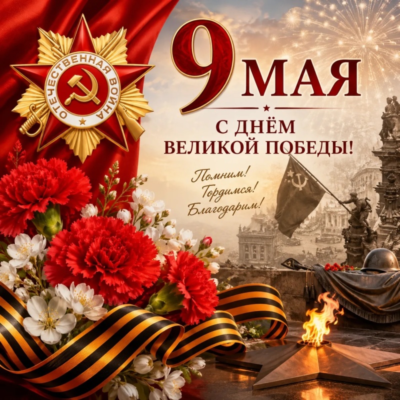 Поздравляем с Днем Победы!