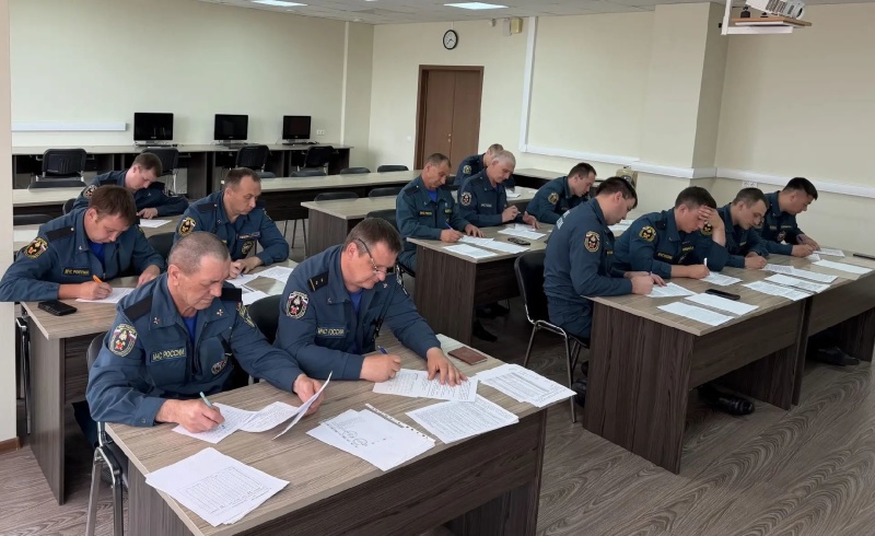 Психолог провел мониторинговое обследование личного состава Национального горноспасательного центра