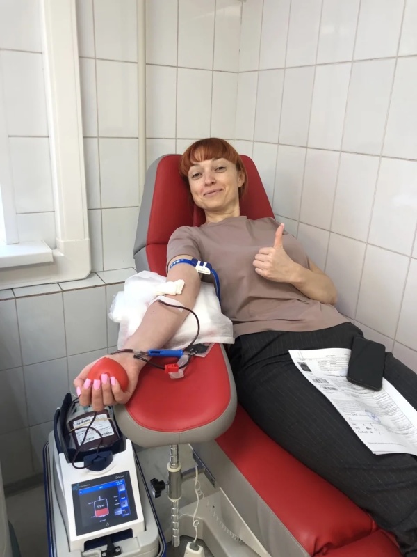 Специалисты ЦЭПП МЧС России приняли участие в донорской акции на базе Центра крови ФМБА России