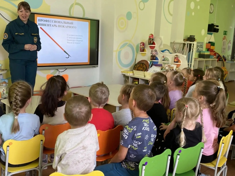 В Нижнем Новгороде дошкольники познакомились с профессией «пожарный»