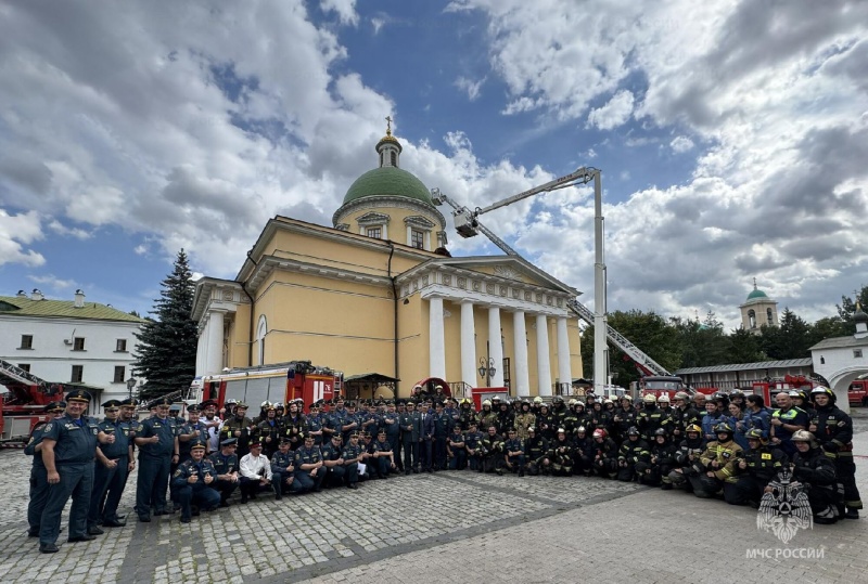 Психологи московского главка приняли участие в  демонстрационных пожарно-тактических учениях