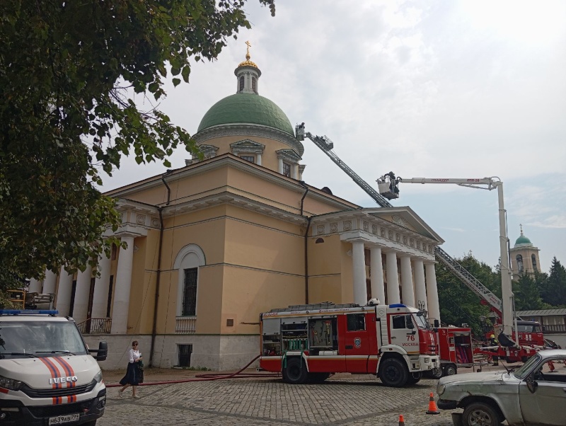 Психологи московского главка приняли участие в  демонстрационных пожарно-тактических учениях