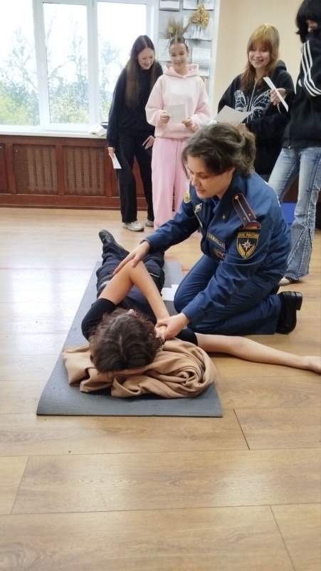 Пермские школьники приняли участие в едином уроке оказания первой помощи