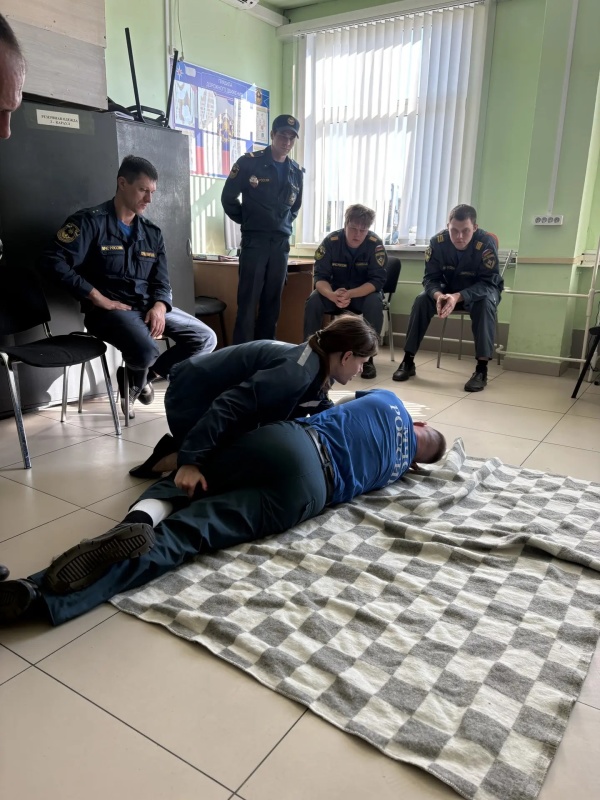 Специалисты Южного филиала провели занятие, направленное на обучение навыкам оказания первой помощи